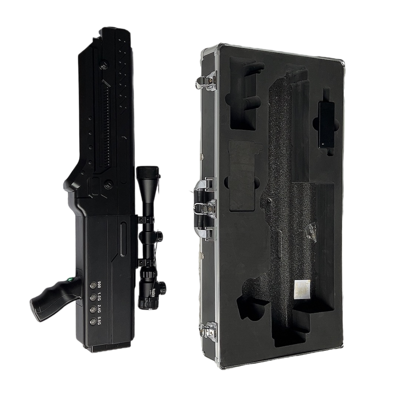  西区手持便携式枪型低空防御反制四通道A型